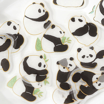 BGM Ippai Flake Stickers - Lots of Pandas!