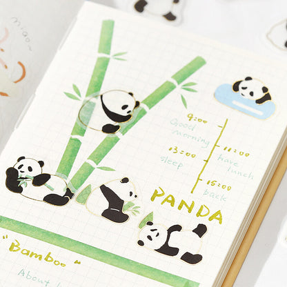 BGM Ippai Flake Stickers - Lots of Pandas!