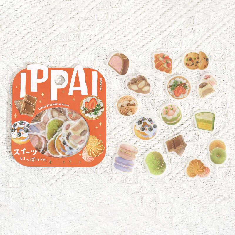 BGM Ippai Flake Stickers - Lots of Sweets!