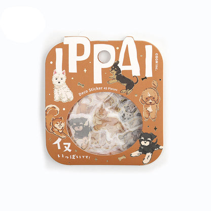 BGM Ippai Flake Stickers - Lots of Dogs!