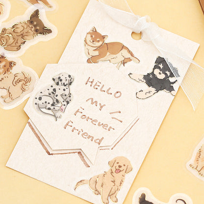 BGM Ippai Flake Stickers - Lots of Dogs!
