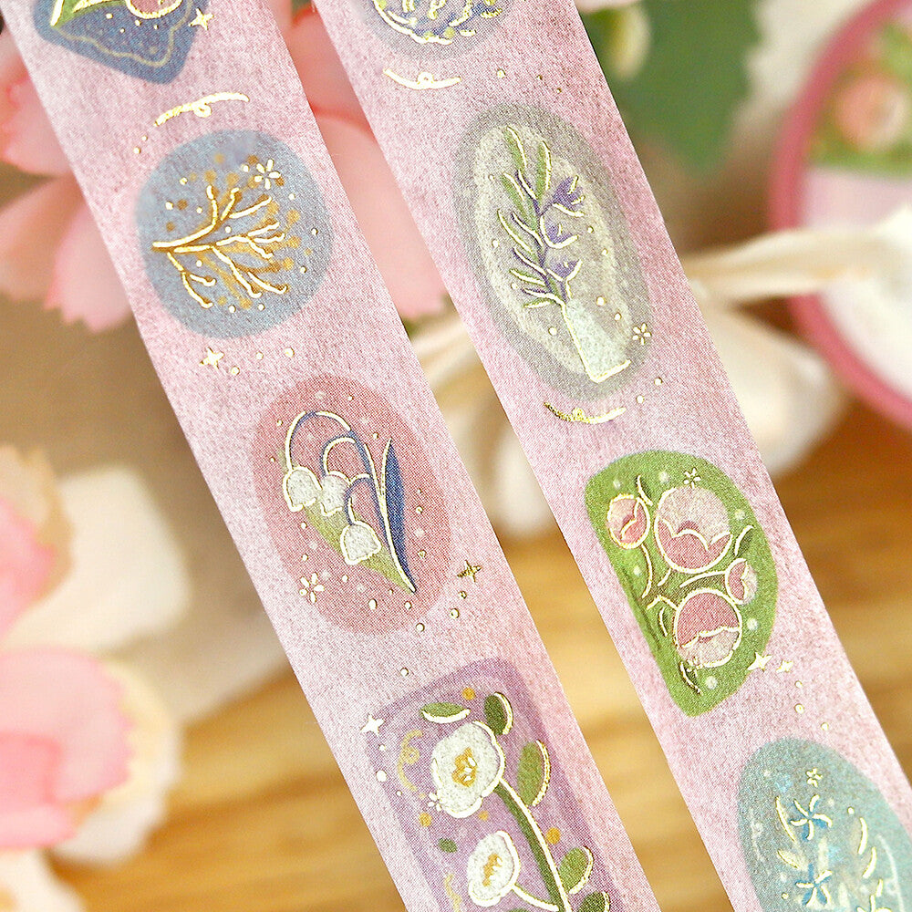 BGM - 15mm Washi Tape - Life Series - Flower Brooch