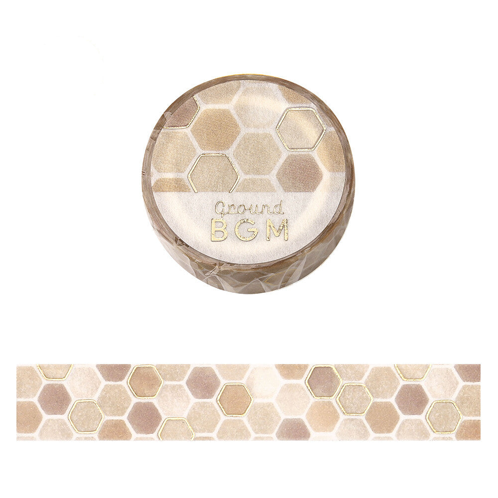 BGM - 15mm Washi Tape - Life Series - Grand Honeycomb
