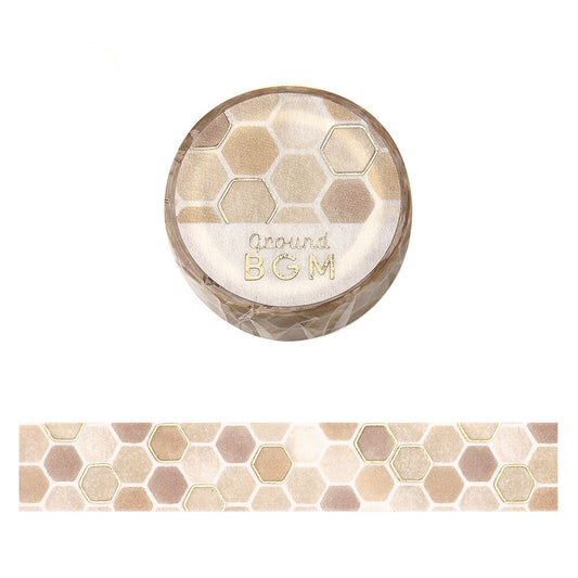 BGM - 15mm Washi Tape - Life Series - Grand Honeycomb