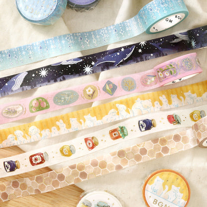 BGM - 15mm Washi Tape - Life Series - Whale in the Sea of Stars
