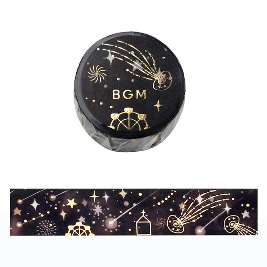 BGM Washi Tape - Night of Shooting Stars - Deep Sky
