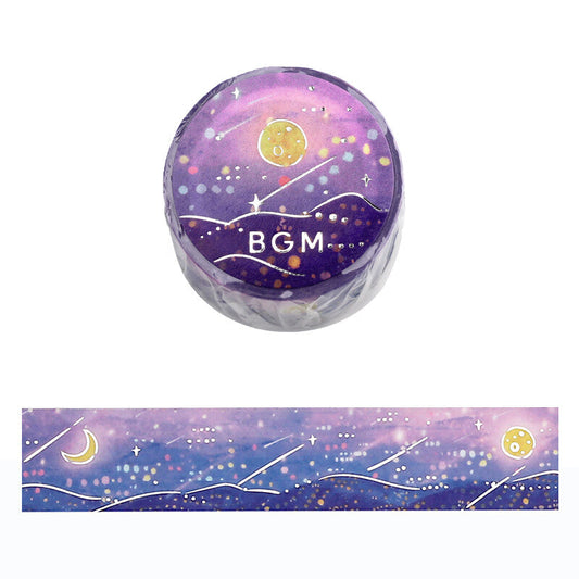 BGM Washi Tape - Night of Shooting Stars - Suku Star