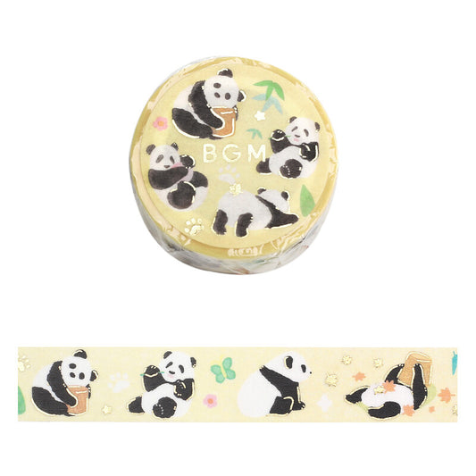 BGM Washi Tape - Panda Paradise