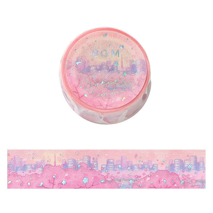 BGM Washi Tape - Sakura Limited - Blossoming Town