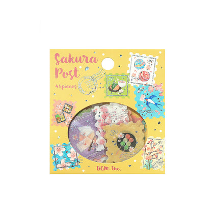 BGM - Sakura Limited Edition Flake Stickers - Sakura Post