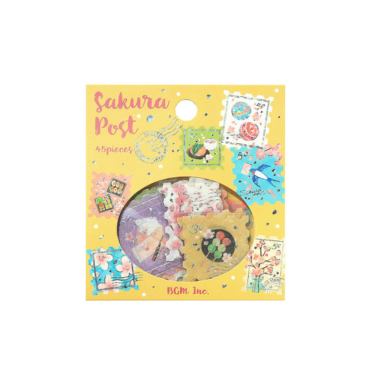 BGM - Sakura Limited Edition Flake Stickers - Sakura Post