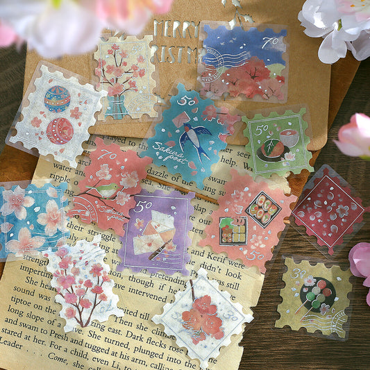 BGM - Sakura Limited Edition Flake Stickers - Sakura Post