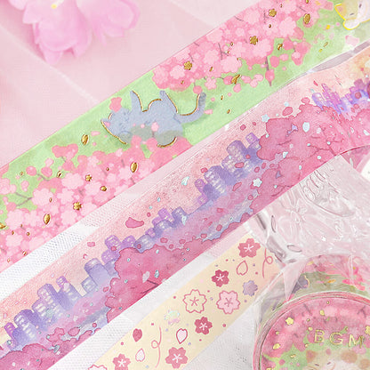 BGM Washi Tape - Sakura Limited - Sunshine (and Cats)