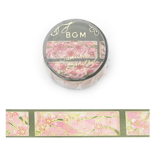 BGM Washi Tape - Sakura Limited - Stained Glass