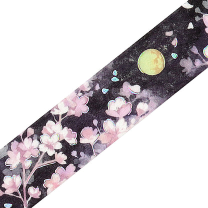 BGM Washi Tape - Sakura Limited - Tsukimi Sakura (Moon Viewing)