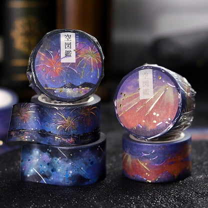 BGM Washi Tape - Illustrated Sky - Fireworks