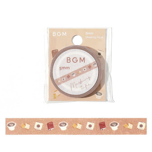 BGM Slim Washi Tape - Hobby Time
