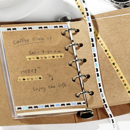 BGM Slim Washi Tape - Tea Time