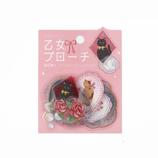 BGM Clear Seal Stickers - Maiden Brooch - Animals