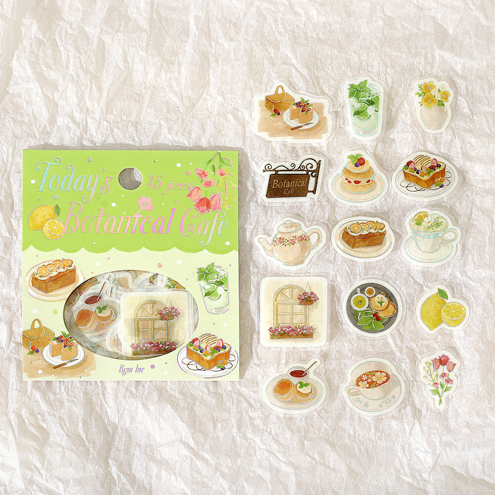 BGM - Flake Stickers - Today's Cafe - Botanical Cafe