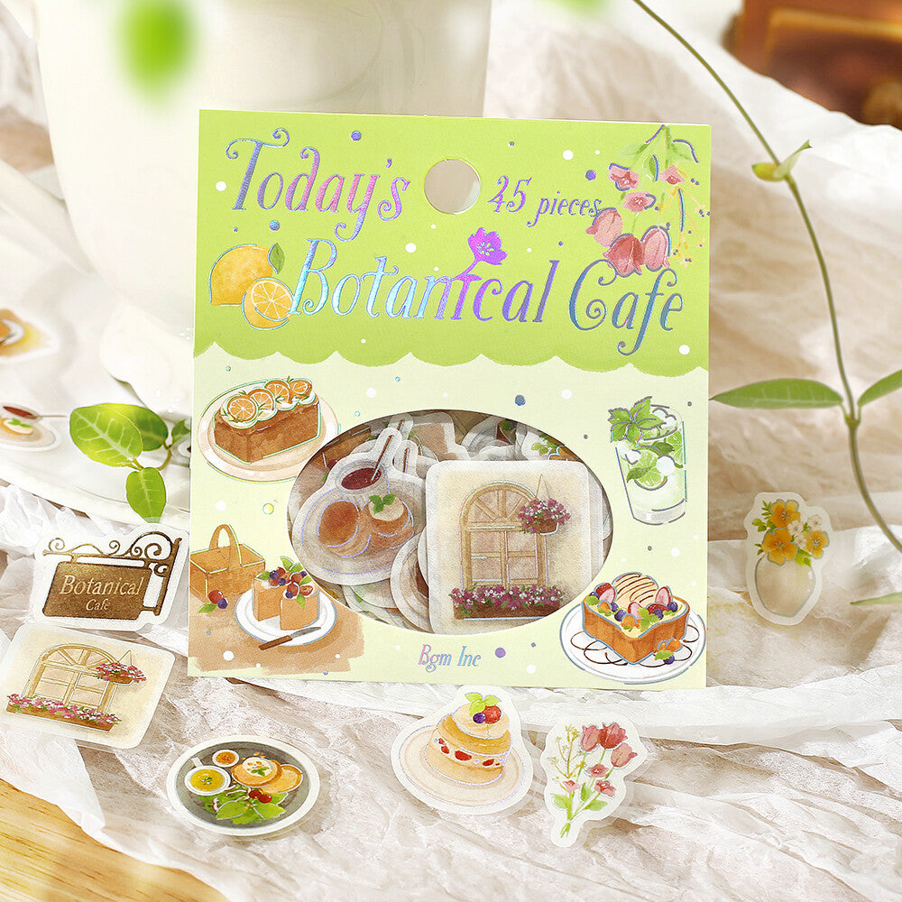 BGM - Flake Stickers - Today's Cafe - Botanical Cafe