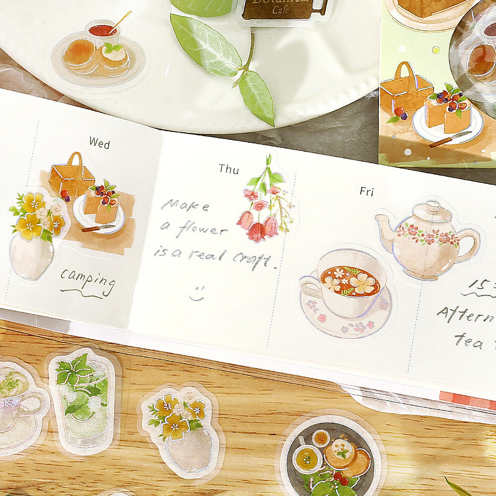BGM - Flake Stickers - Today's Cafe - Botanical Cafe