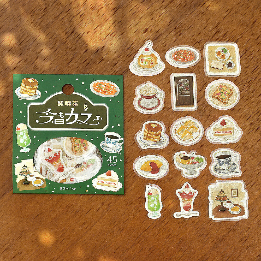 BGM - Flake Stickers - Today's Cafe - Traditional Coffee Shop