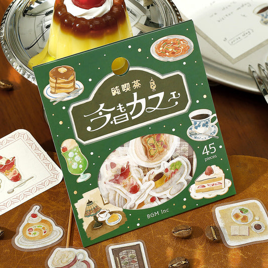 BGM - Flake Stickers - Today's Cafe - Traditional Coffee Shop