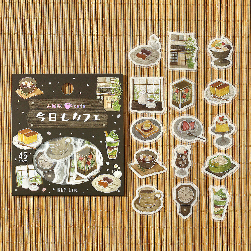 BGM - Flake Stickers - Today's Cafe - Traditional House Cafe