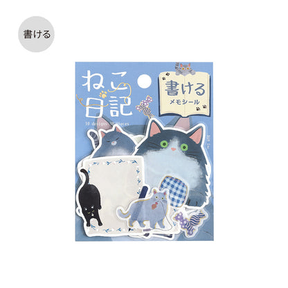 BGM - Flake Stickers - Cat Diary - Blue