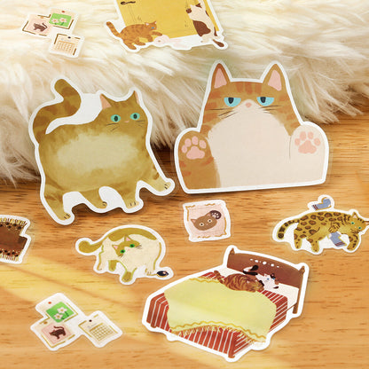 BGM - Flake Stickers - Cat Diary - Yellow