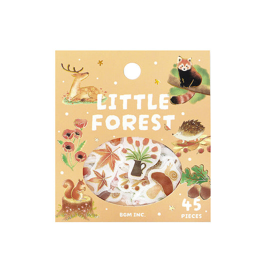 BGM Little Forest Flake Stickers - Yellow