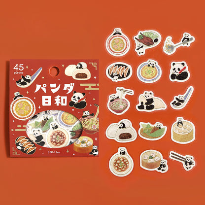 BGM - Flake Stickers - Panda's Day - Cooking