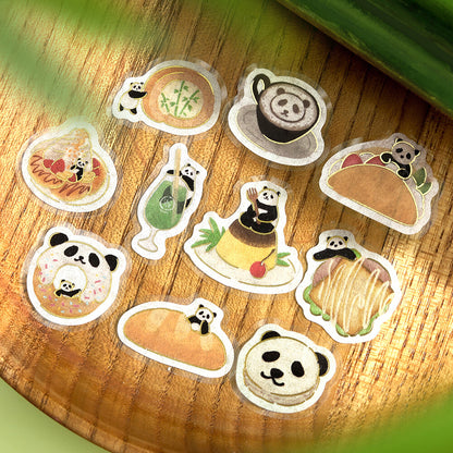 BGM - Flake Stickers - Panda's Day - Tea House