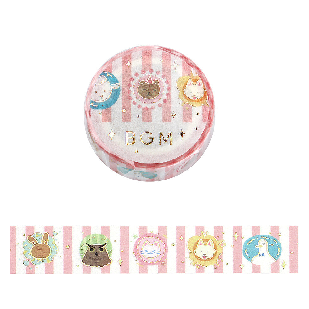 BGM Washi Tape - Animal Town