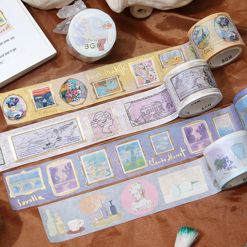 BGM - 30mm Washi Tape - Art Tour - Drawings