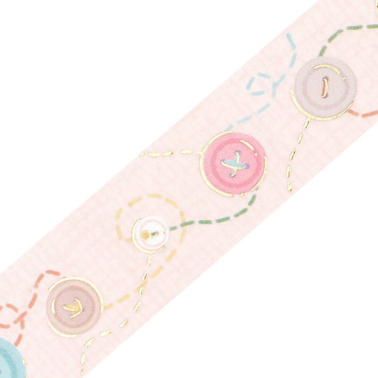 BGM Washi Tape - Life - Colorful Buttons