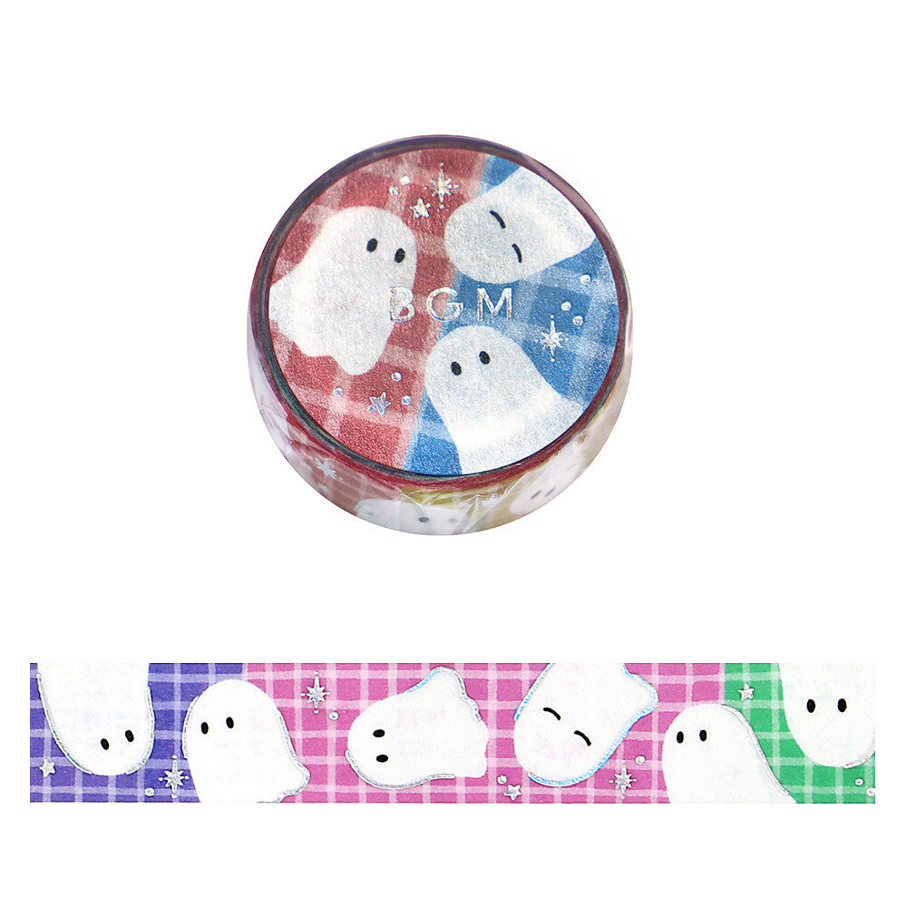 BGM Washi Tape - Colorful Ghosts