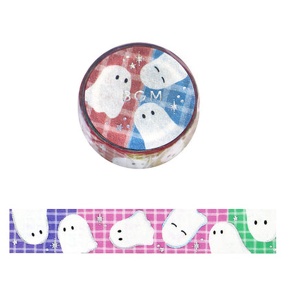BGM Washi Tape - Colorful Ghosts