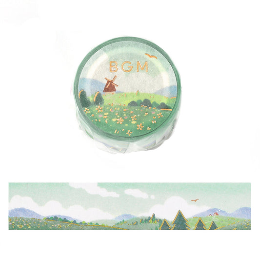 BGM Washi Tape - Dreamscape - Field