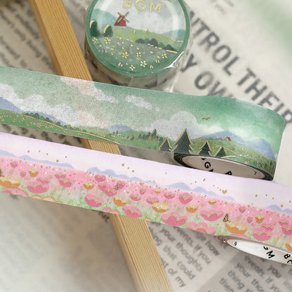 BGM Washi Tape - Dreamscape - Field