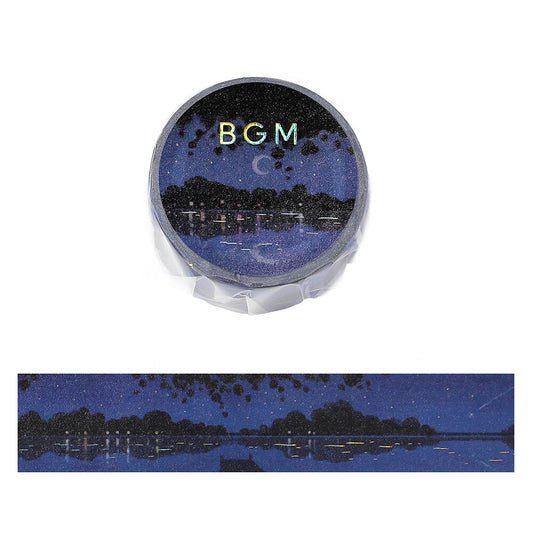 BGM Washi Tape - Dreamscape - Lake at Night