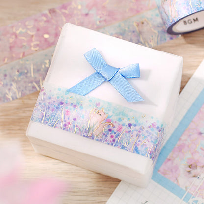 BGM Washi Tape - Flowers and Cats - Small Friends