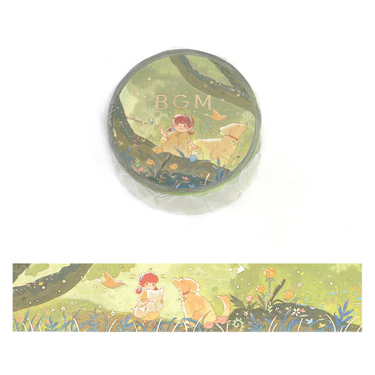 BGM Washi Tape - Fushigina Tabi - Mysterious Journey - To the Forest