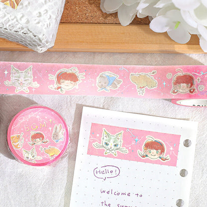 BGM Washi Tape - Fushigina Tabi - Mysterious Journey - Friends