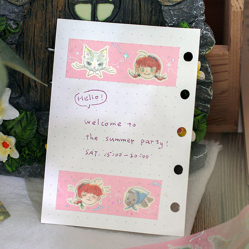 BGM Washi Tape - Fushigina Tabi - Mysterious Journey - Friends