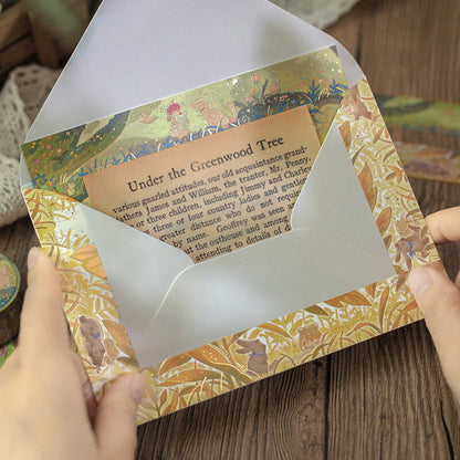 BGM Washi Tape - Fushigina Tabi - Mysterious Journey - To the Forest