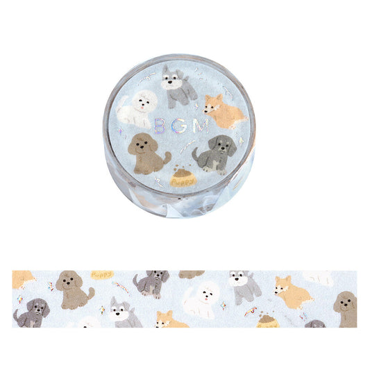 BGM Washi Tape - I Love Dogs