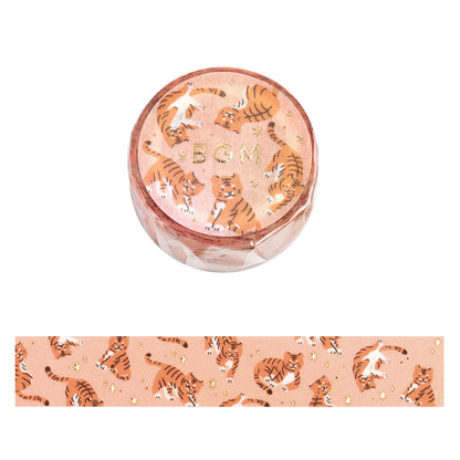 BGM Washi Tape - I Love Tigers