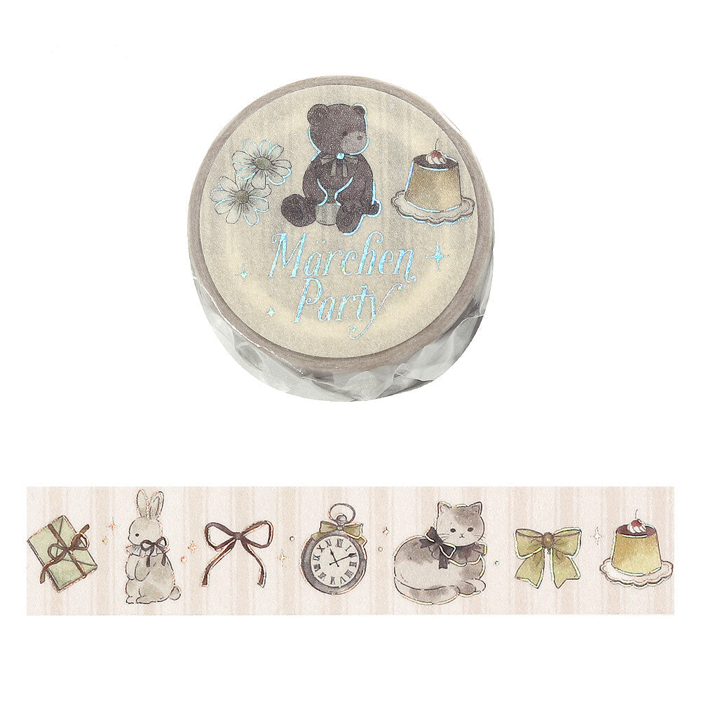 BGM Washi Tape - Marchen (Fairy Tale) Party - Milk Tea